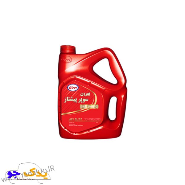 روغن موتور خودرو بهران مدل سوپر پیشتاز SAE چهار لیتری 20W50